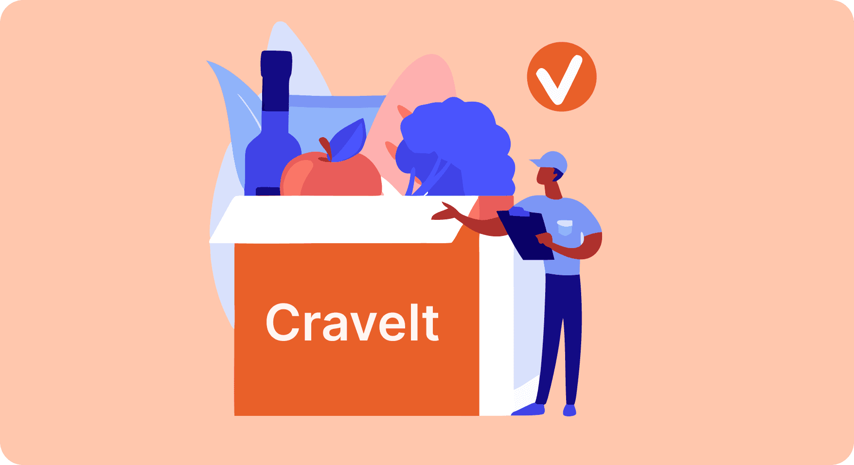 Person tapping to order